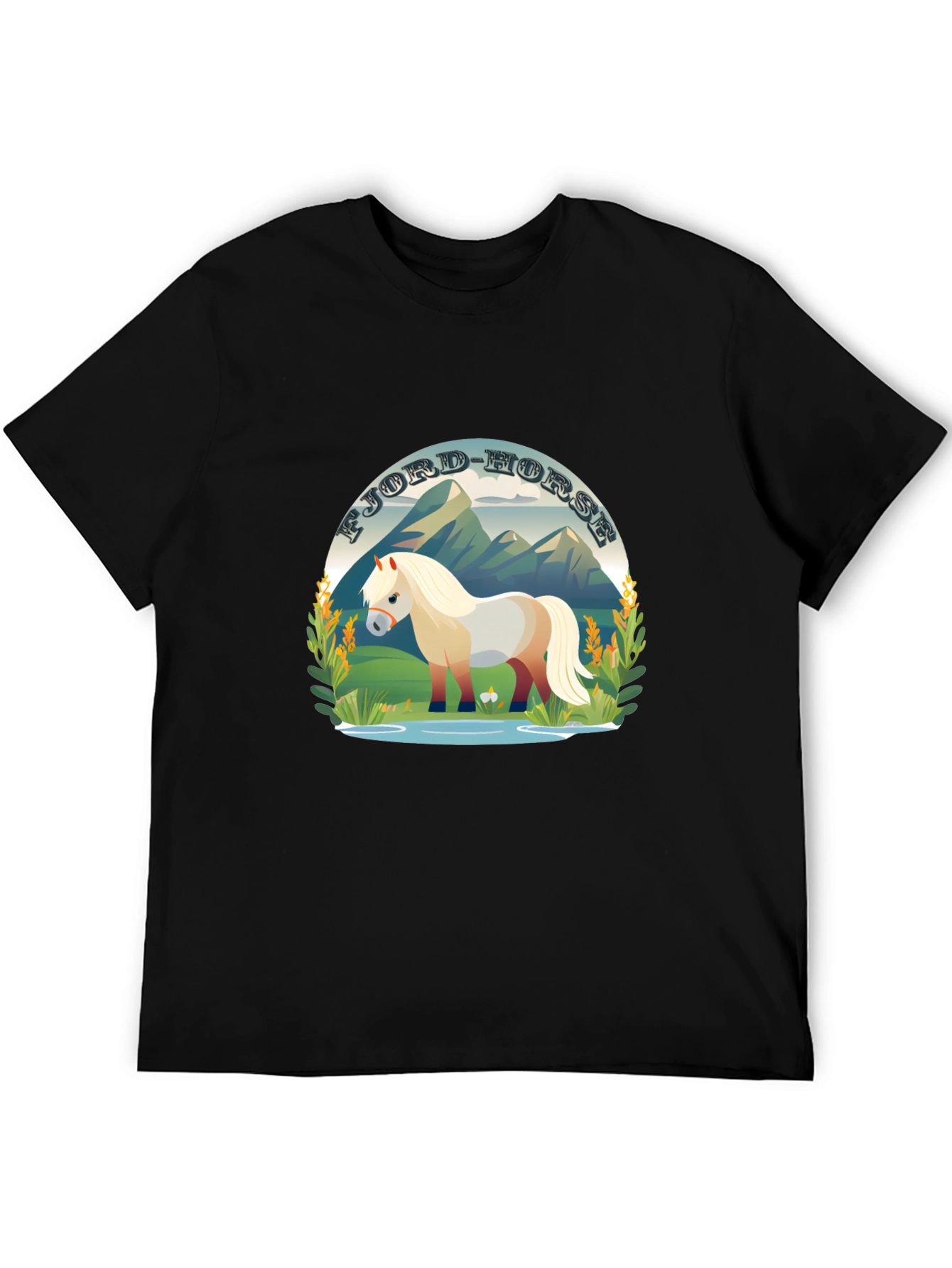 Fjord Horse T-Shirt - Cute Horse Design