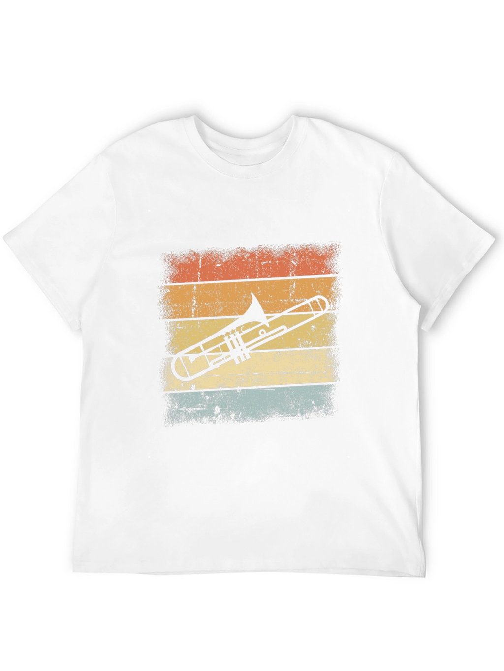 Retro Trombone Graphic Tee