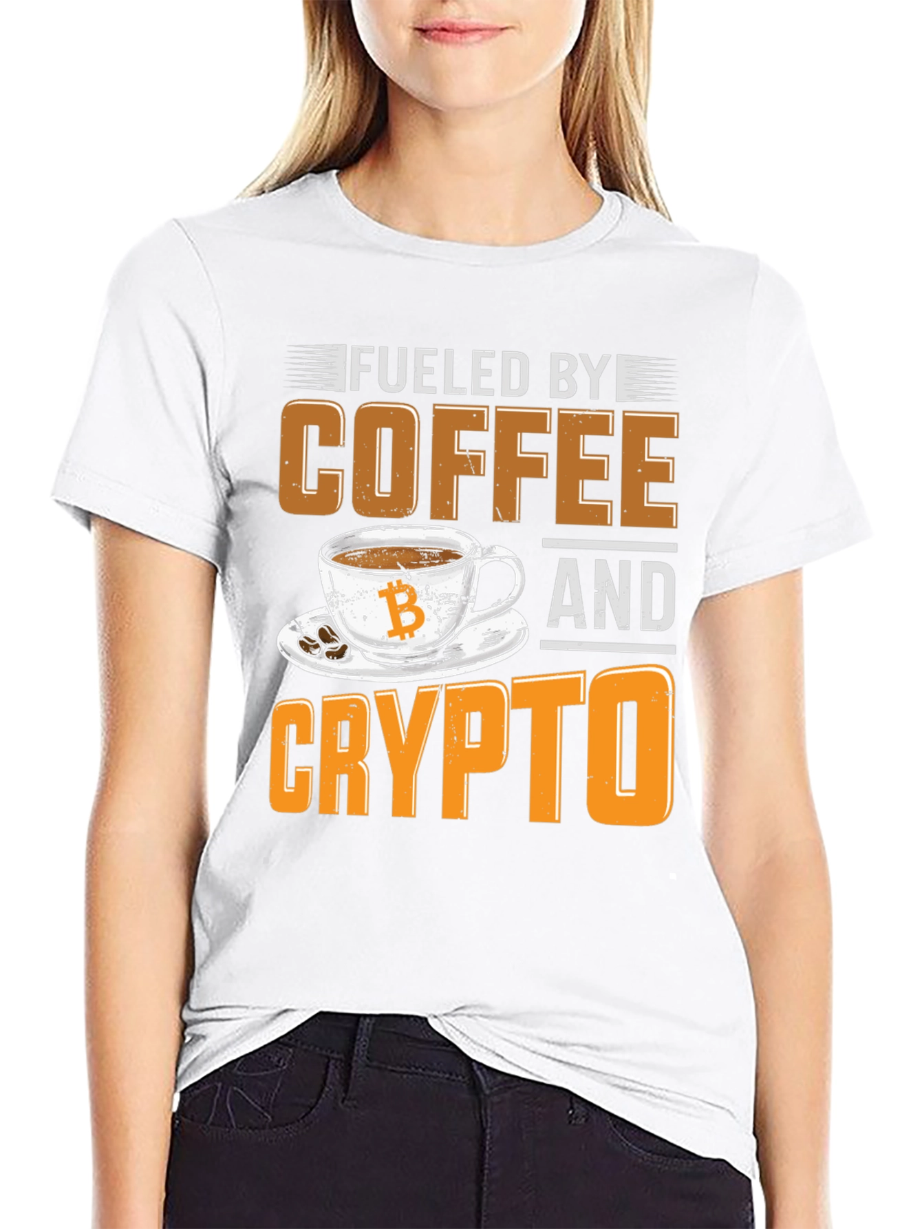 Fueled by Coffee and Crypto T-Shirt