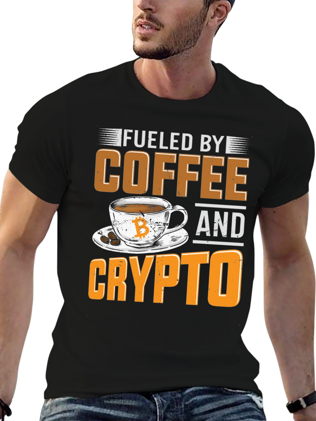 Fueled by Coffee and Crypto T-Shirt
