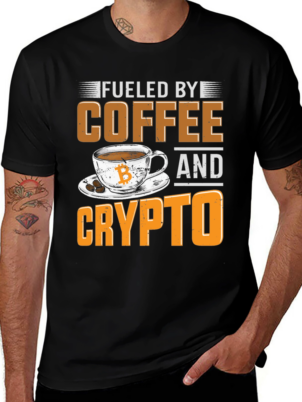 Fueled by Coffee and Crypto T-Shirt