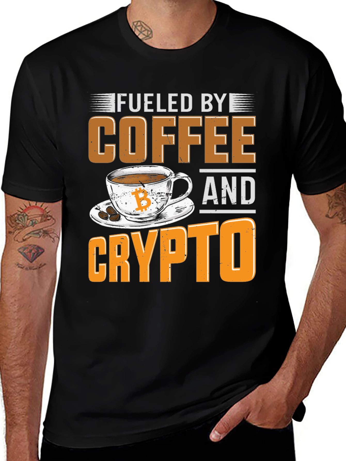 Fueled by Coffee and Crypto T-Shirt