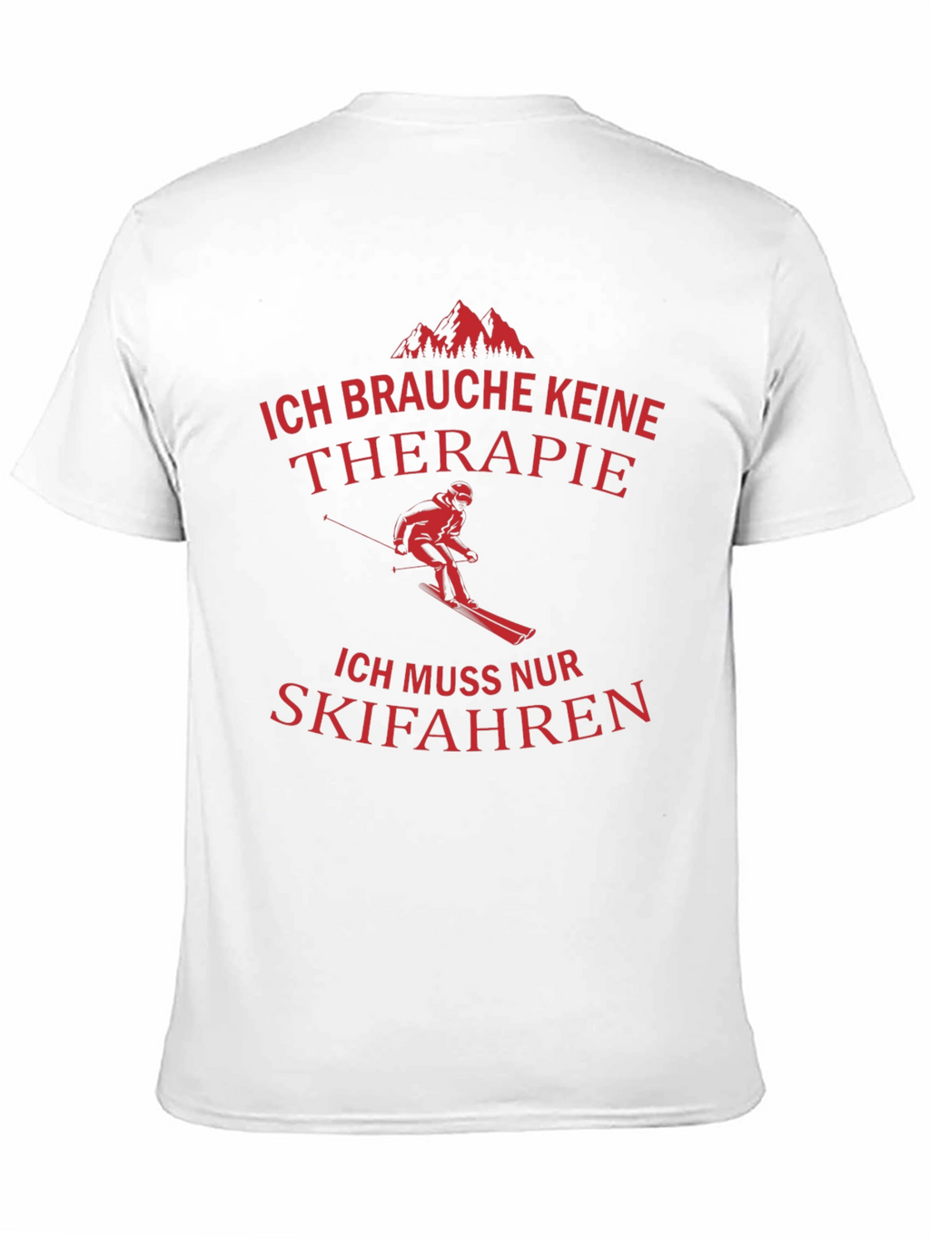 Ski Therapy T-Shirt - Funny Skiing Gift Tee