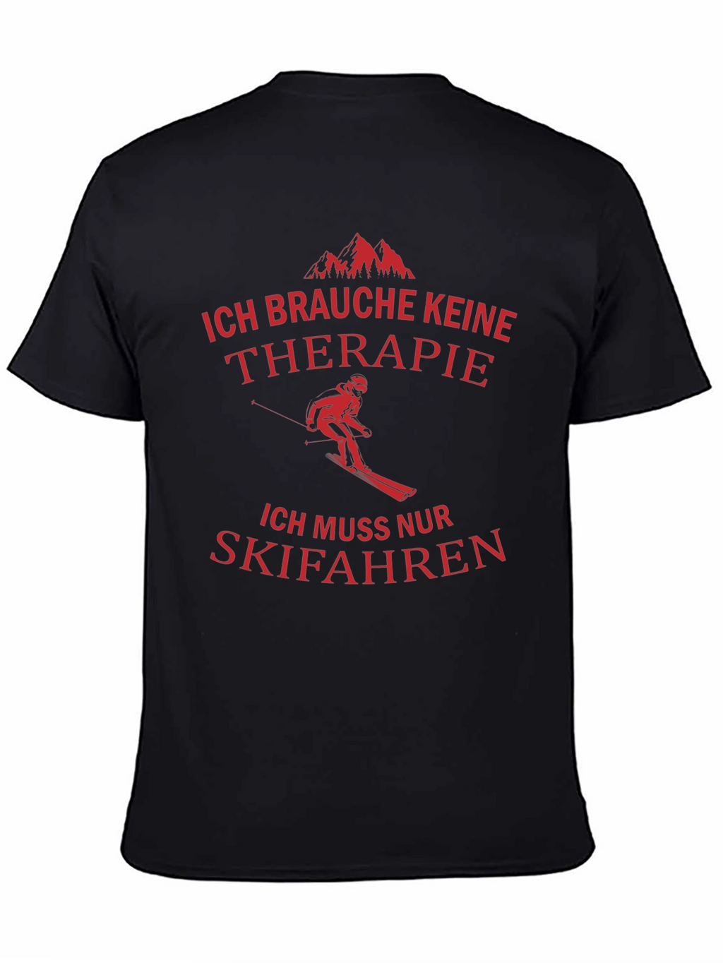 Ski Therapy T-Shirt - Funny Skiing Gift Tee