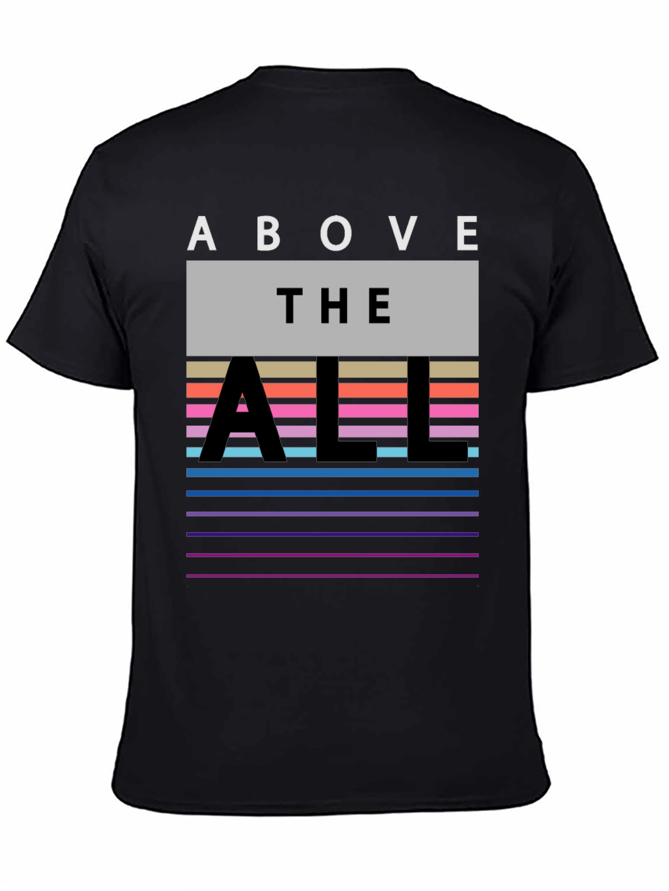 Above the All Graphic Tee - Mens Black T-Shirt