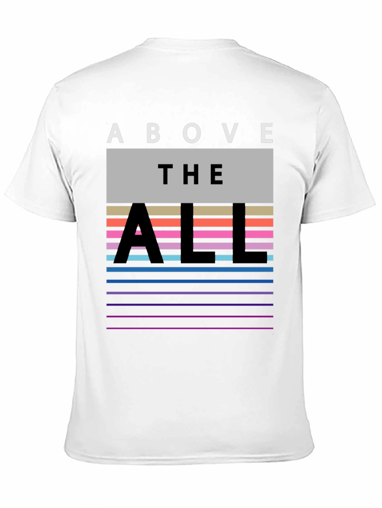 Above the All Graphic Tee - Mens Black T-Shirt
