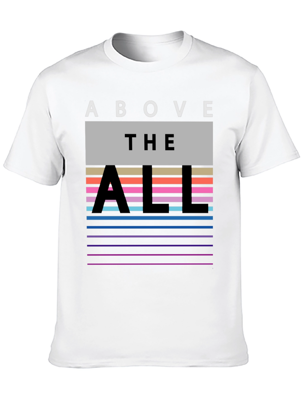 Above the All Graphic Tee - Mens Black T-Shirt