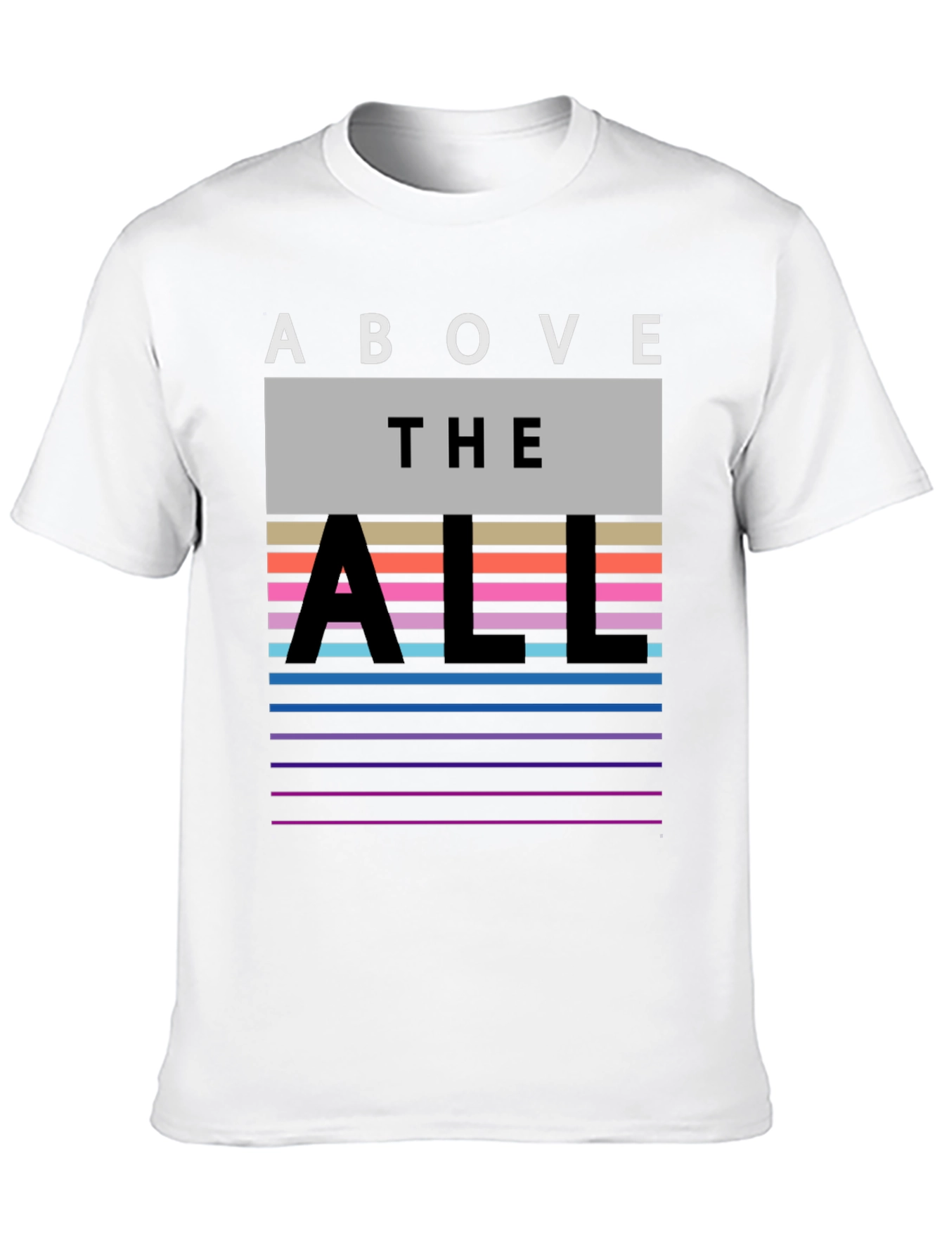 Above the All Graphic Tee - Mens Black T-Shirt
