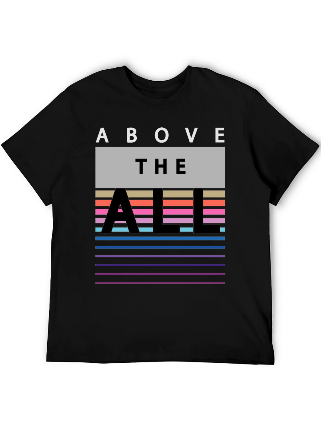 Above the All Graphic Tee - Mens Black T-Shirt