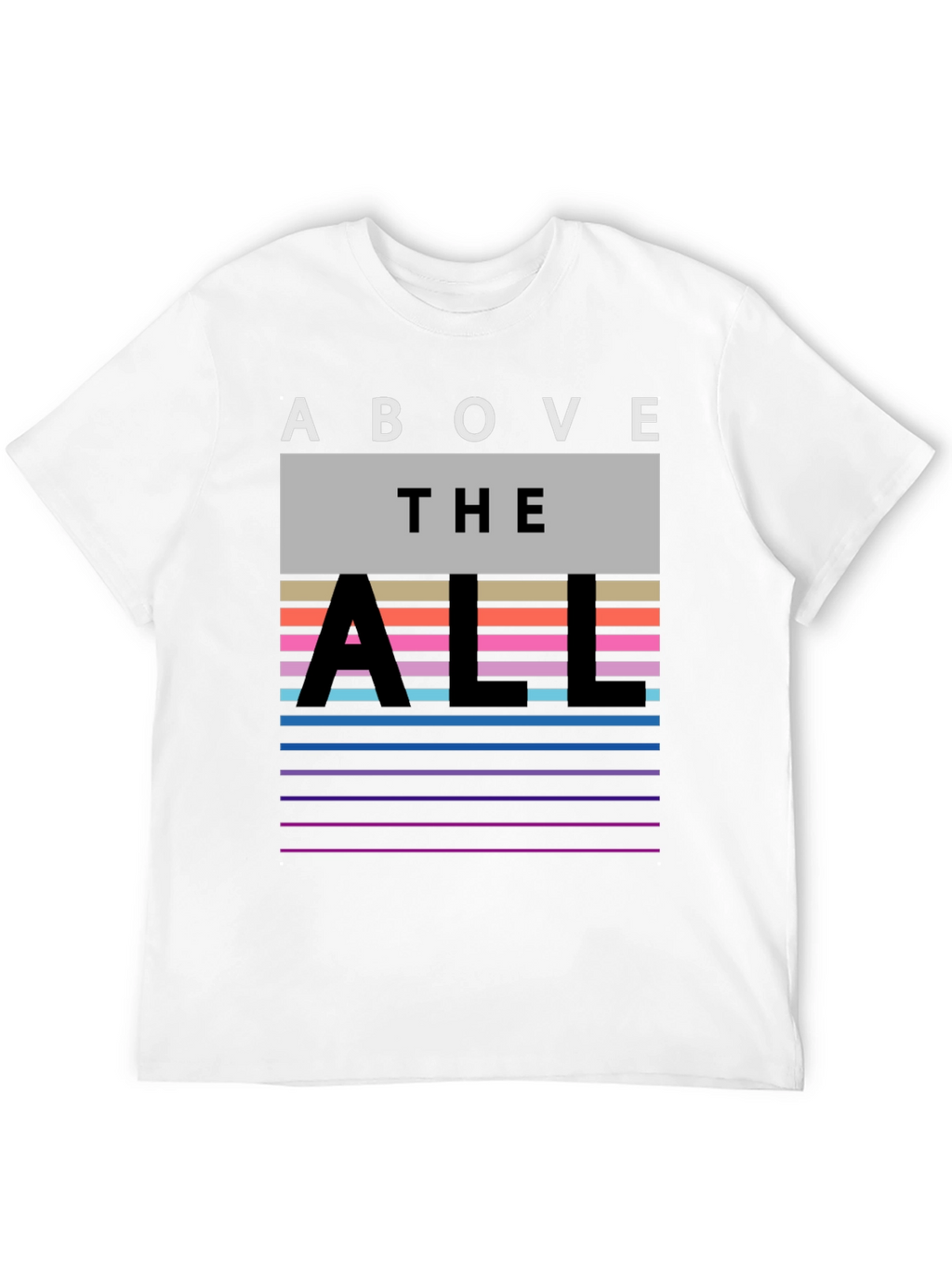 Above the All Graphic Tee - Mens Black T-Shirt