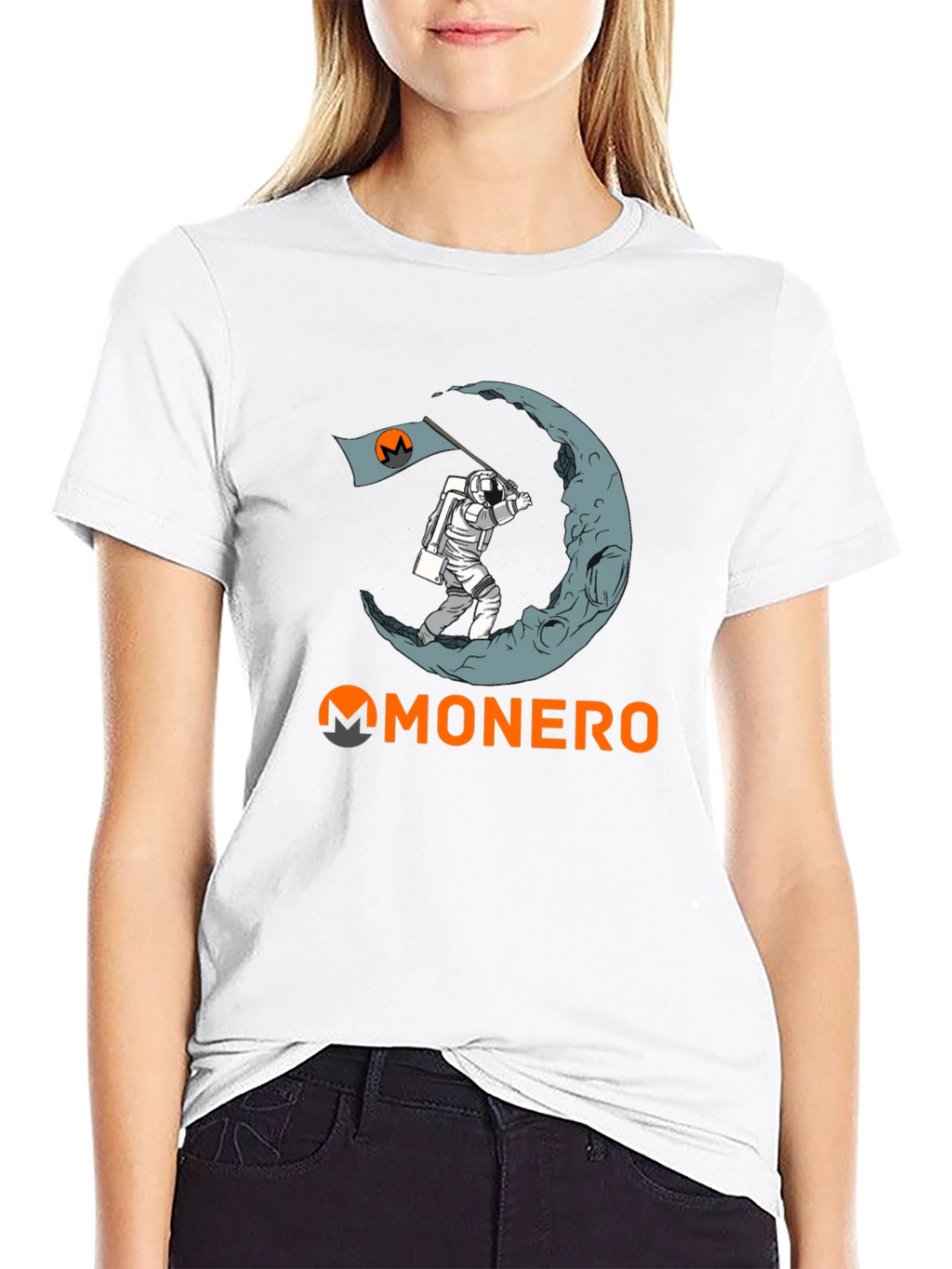 Monero Astronaut T-Shirt - To the Moon!