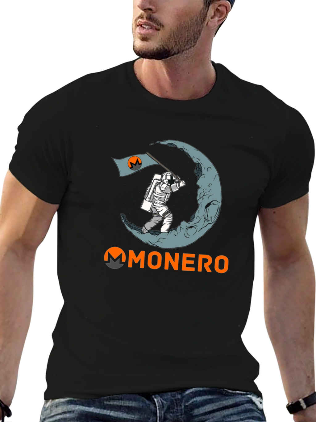 Monero Astronaut T-Shirt - To the Moon!