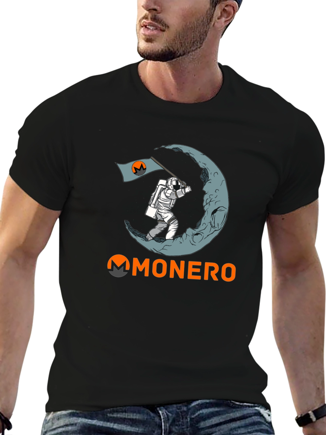Monero Astronaut T-Shirt - To the Moon!