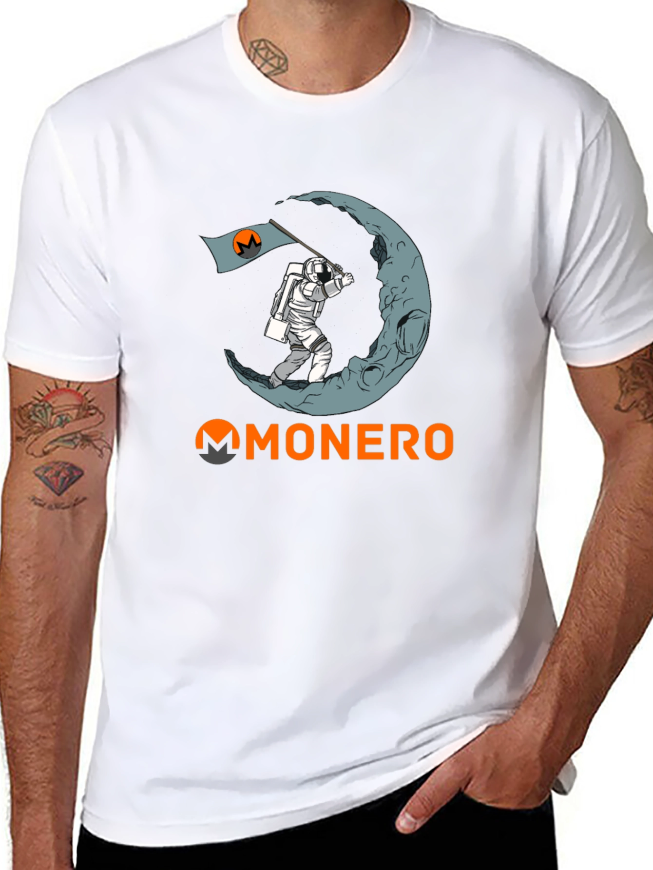 Monero Astronaut T-Shirt - To the Moon!