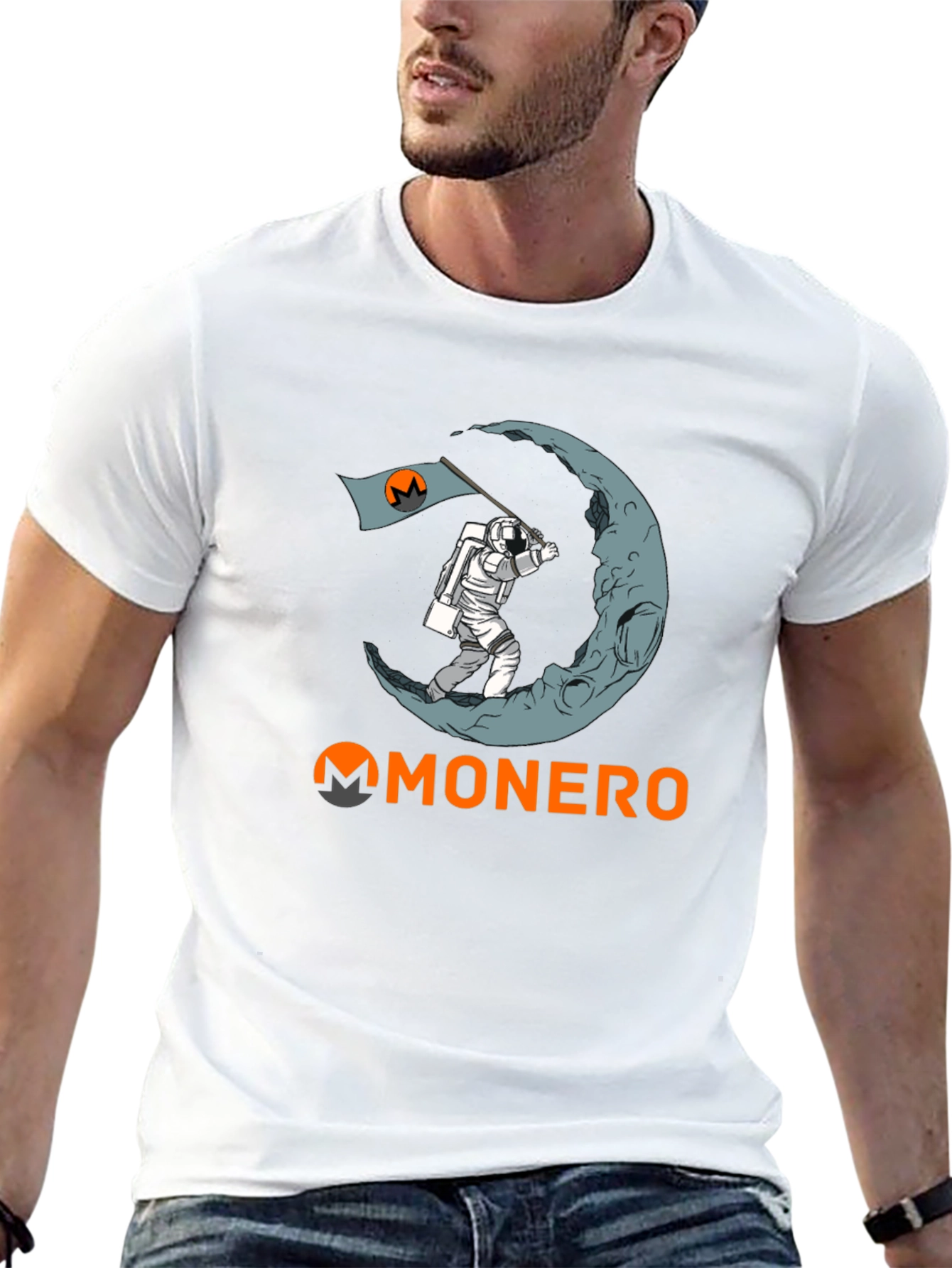 Monero Astronaut T-Shirt - To the Moon!