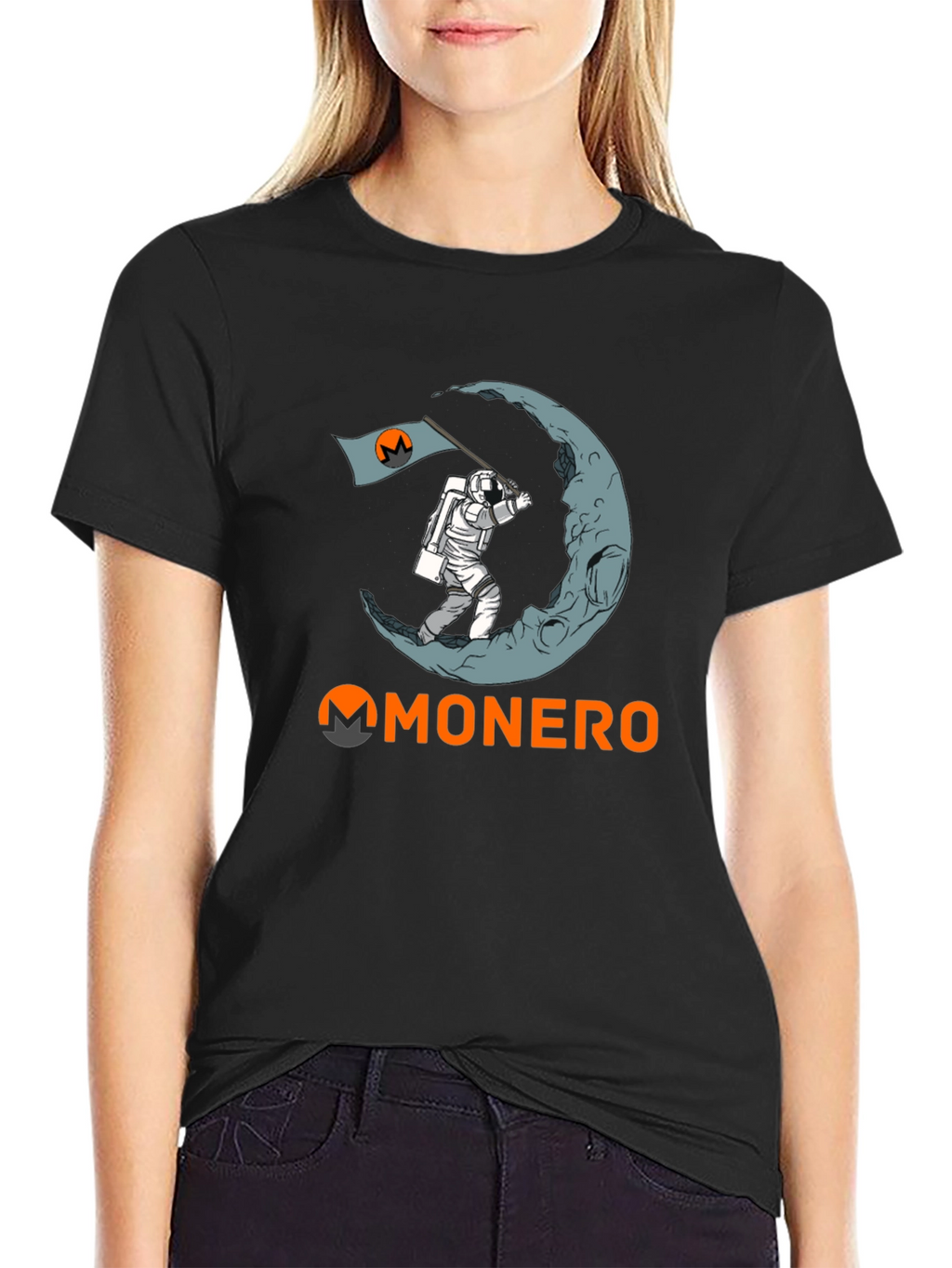 Monero Astronaut T-Shirt - To the Moon!