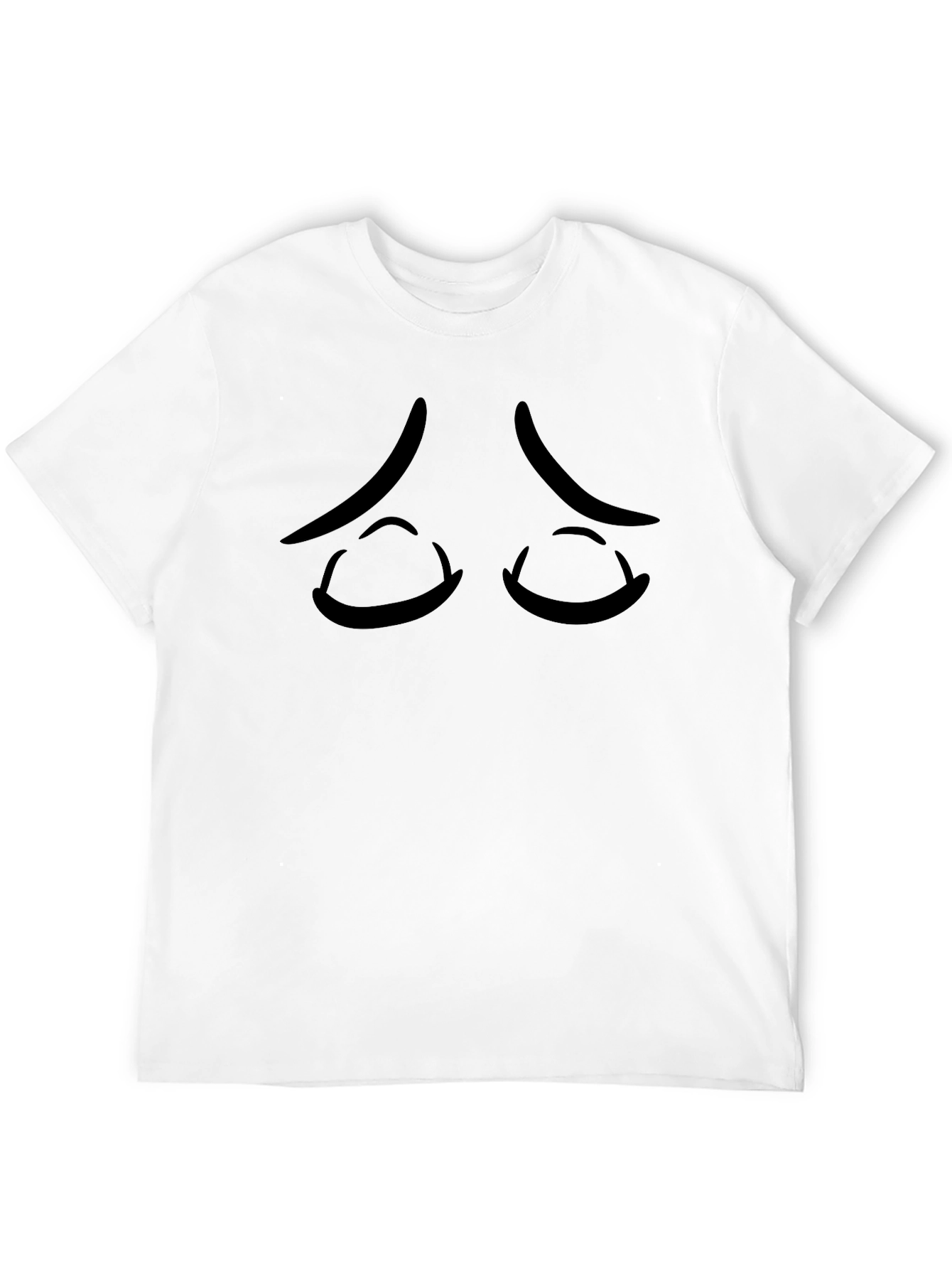 Sad Emoji Graphic Tee - Express Yourself!