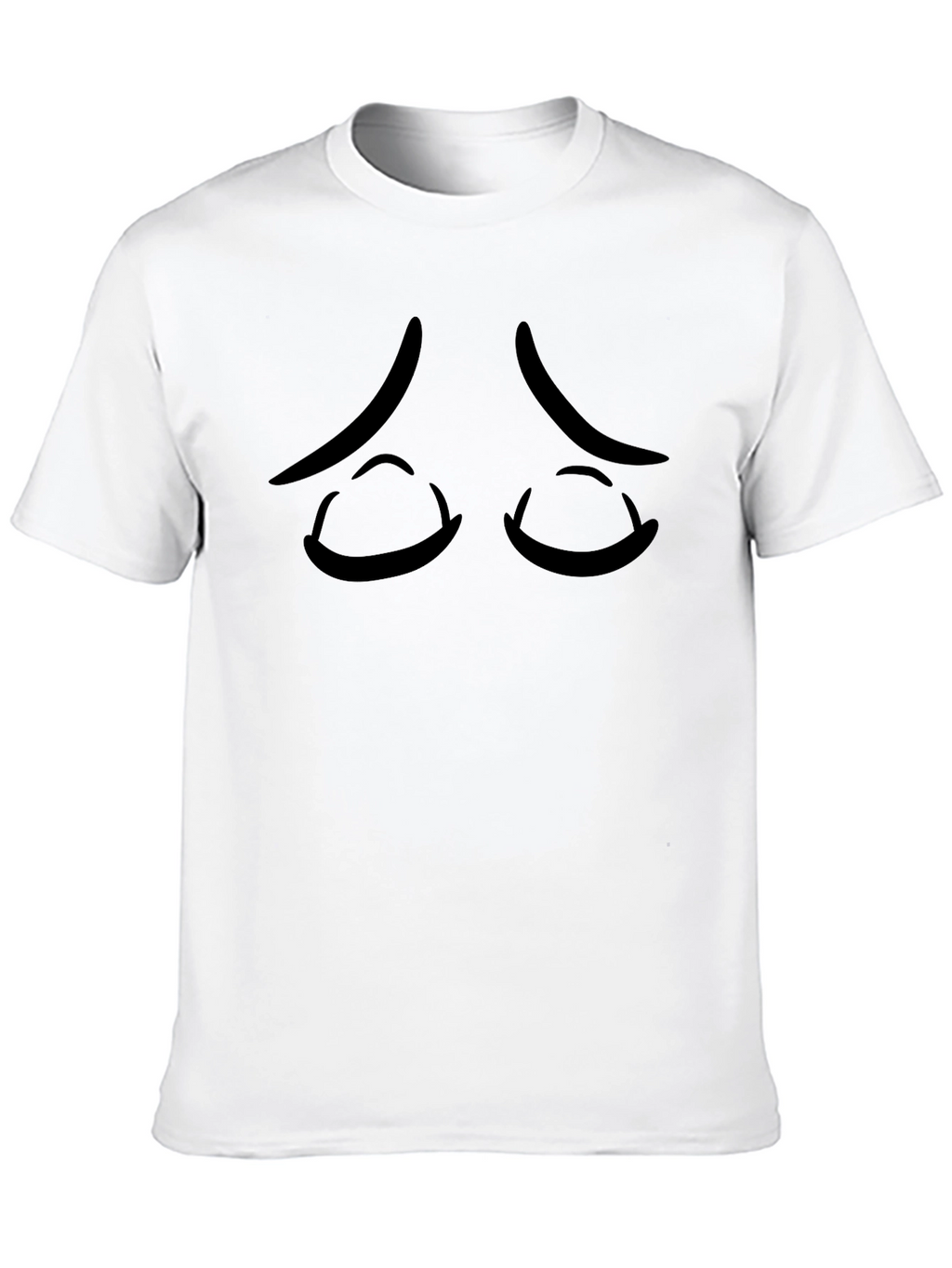 Sad Emoji Graphic Tee - Express Yourself!