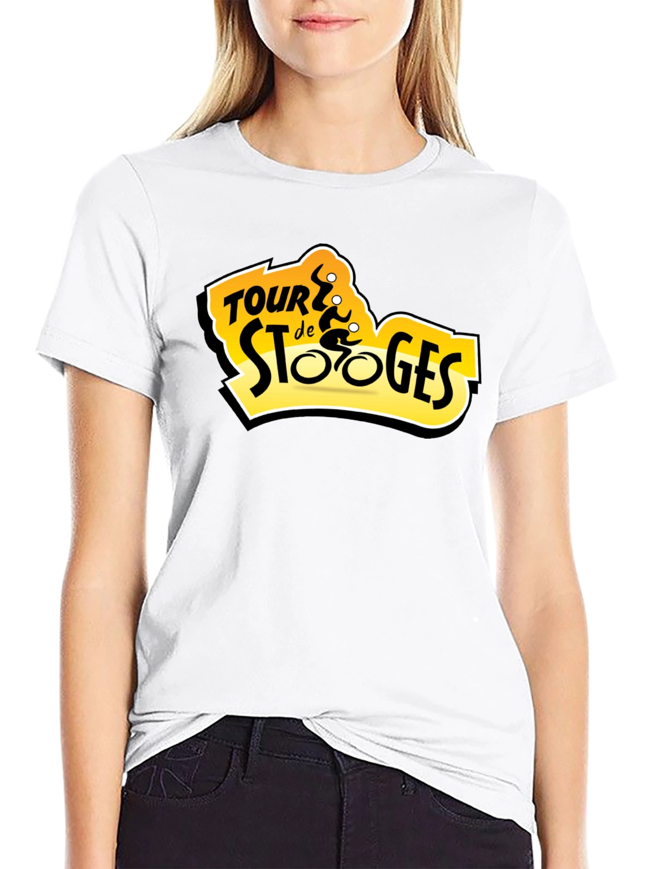 Tour de Stooges Black T-Shirt