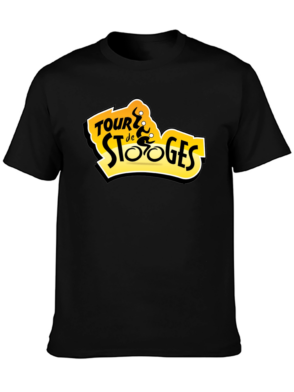 Tour de Stooges Black T-Shirt