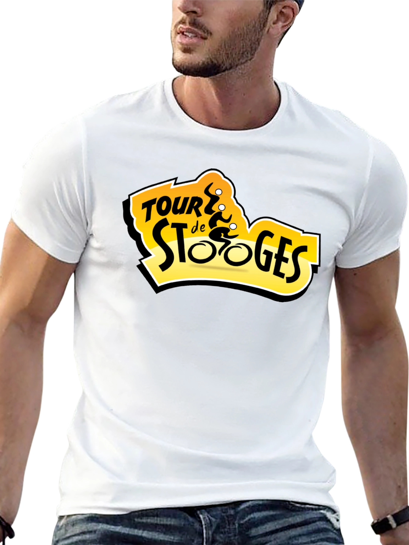 Tour de Stooges Black T-Shirt