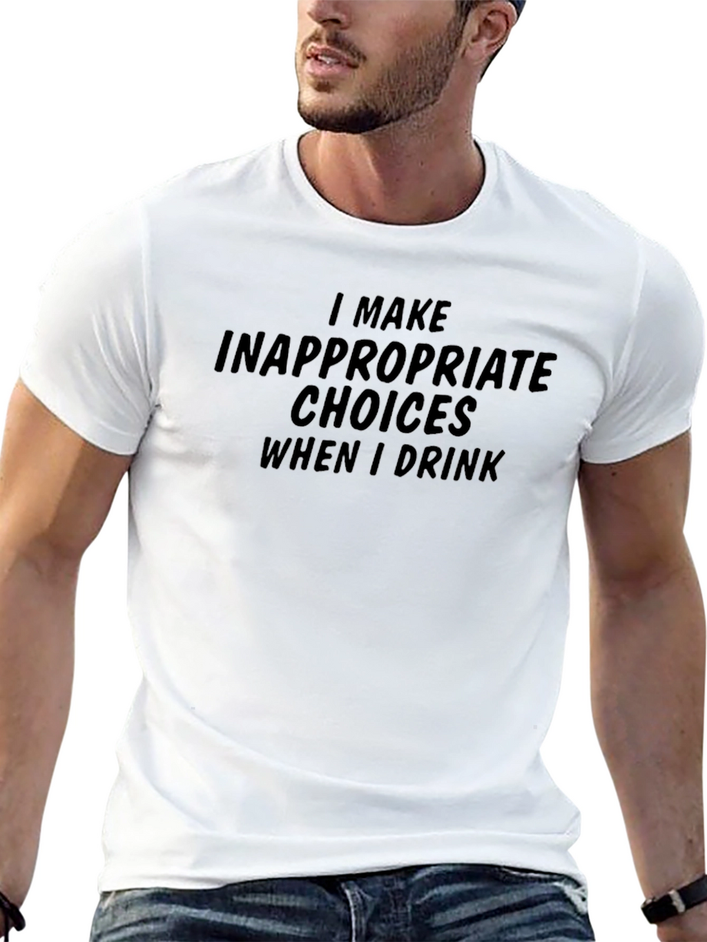 Humorous Inappropriate Choices Graphic Tee