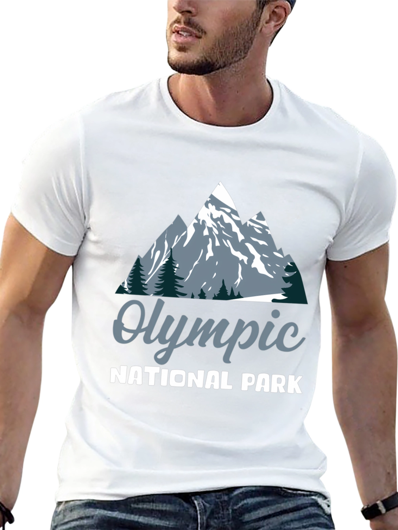 Olympic National Park Graphic T-Shirt - Black