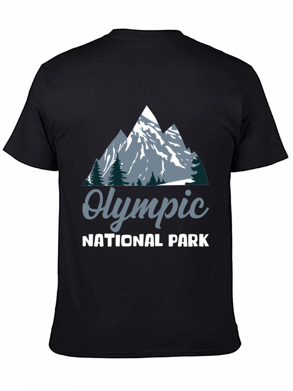 Olympic National Park Graphic T-Shirt - Black