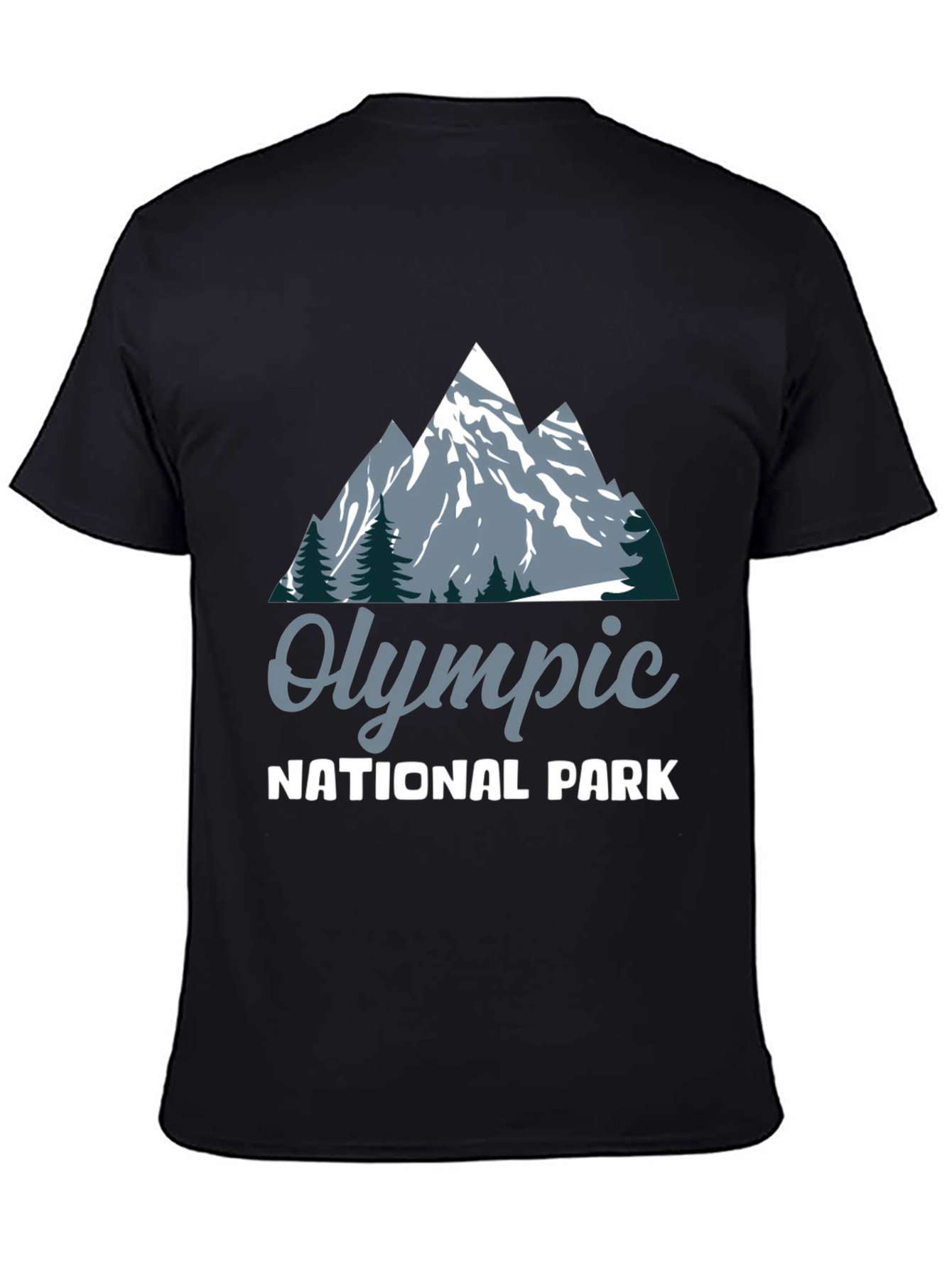 Olympic National Park Graphic T-Shirt - Black