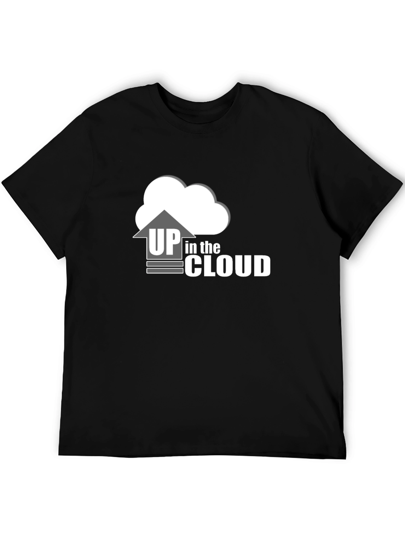 Up in the Cloud Black T-Shirt