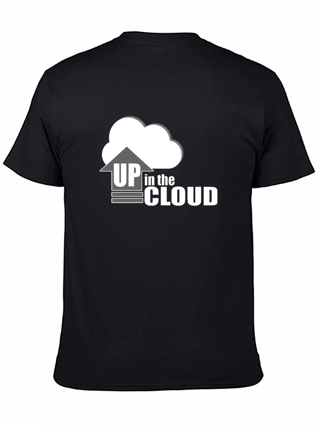 Up in the Cloud Black T-Shirt