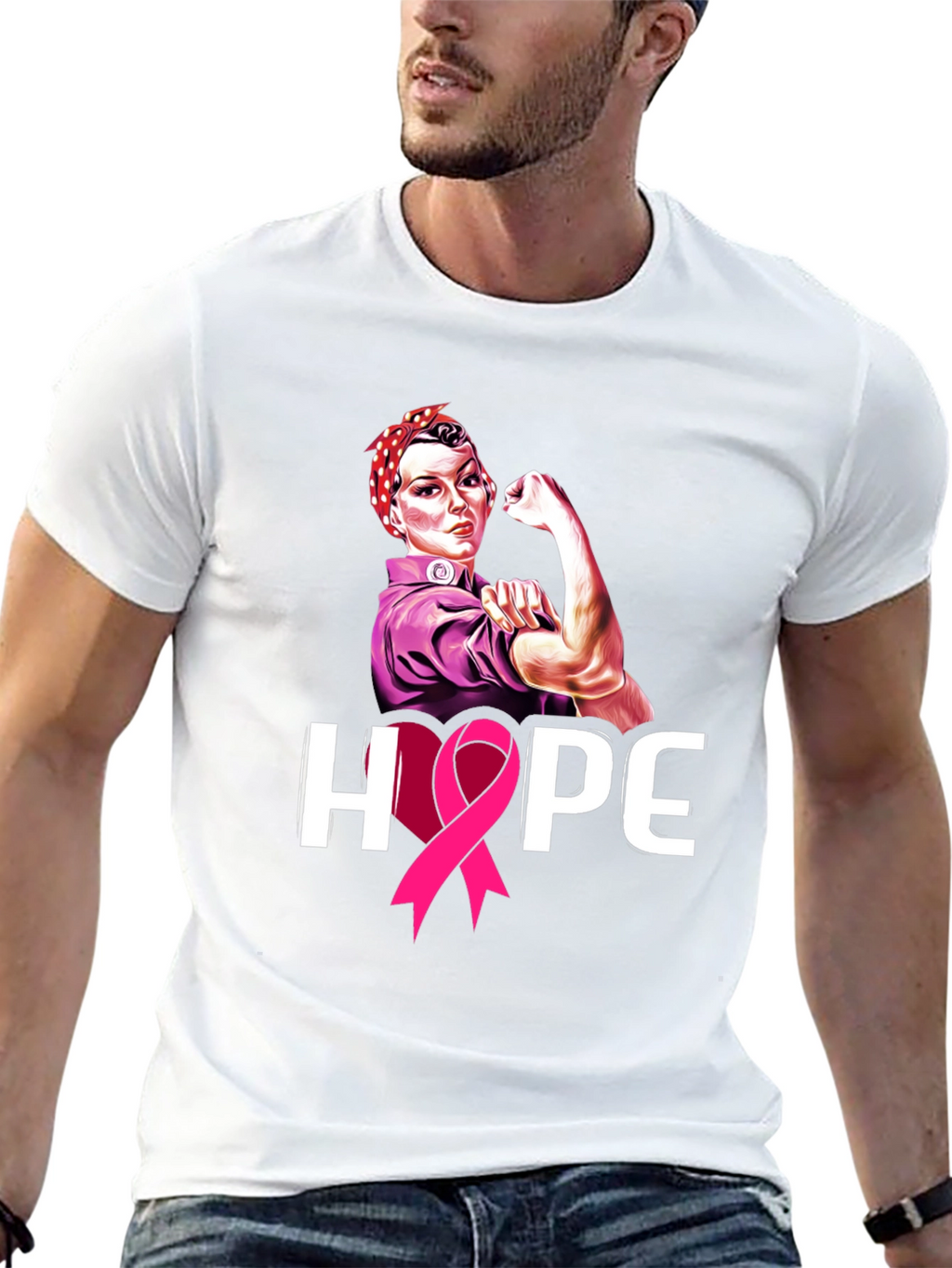 Hope T-Shirt - Breast Cancer Awareness