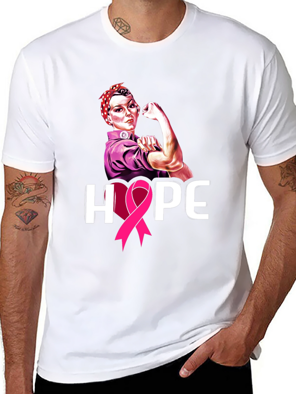 Hope T-Shirt - Breast Cancer Awareness