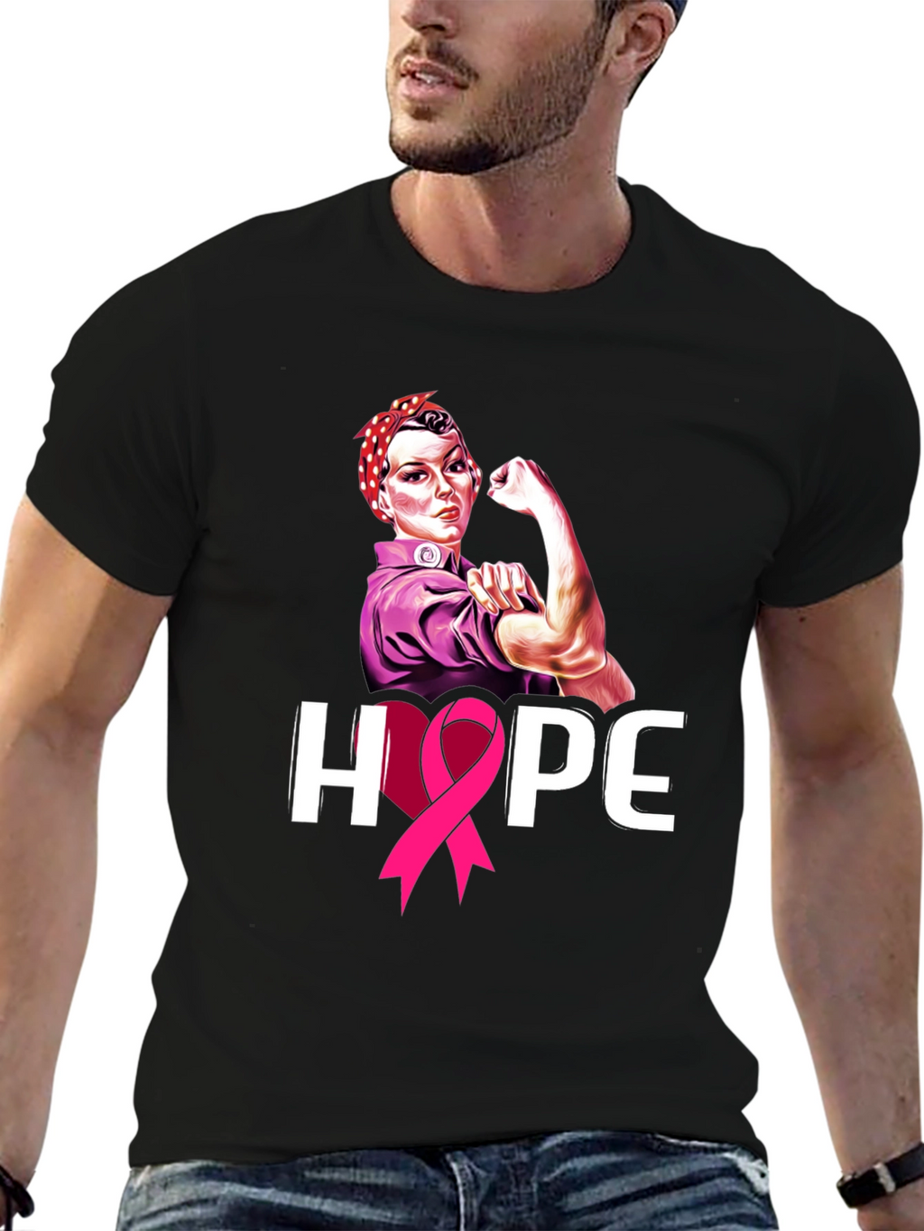 Hope T-Shirt - Breast Cancer Awareness