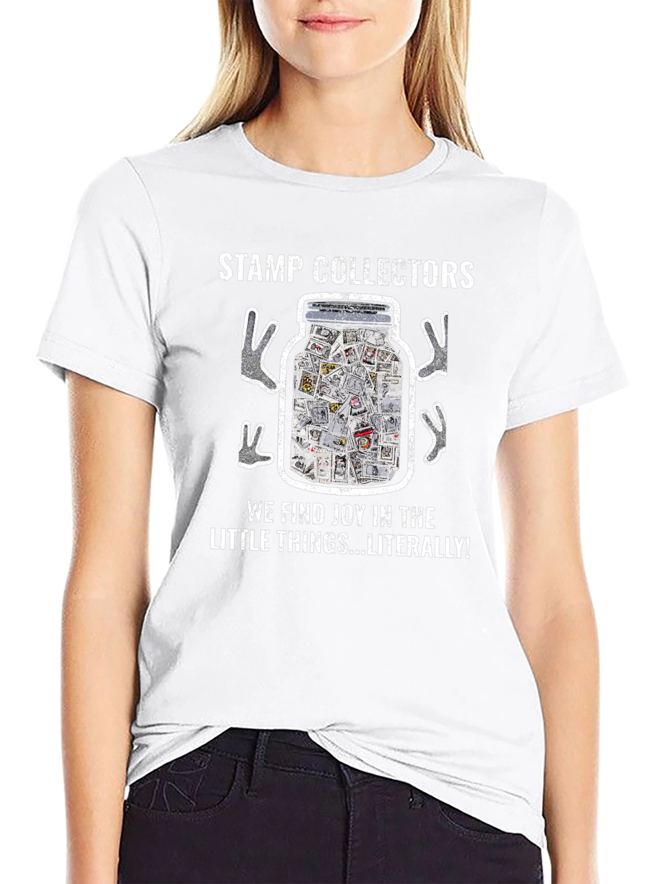 Stamp Collectors T-Shirt - Little Things Joy Tee