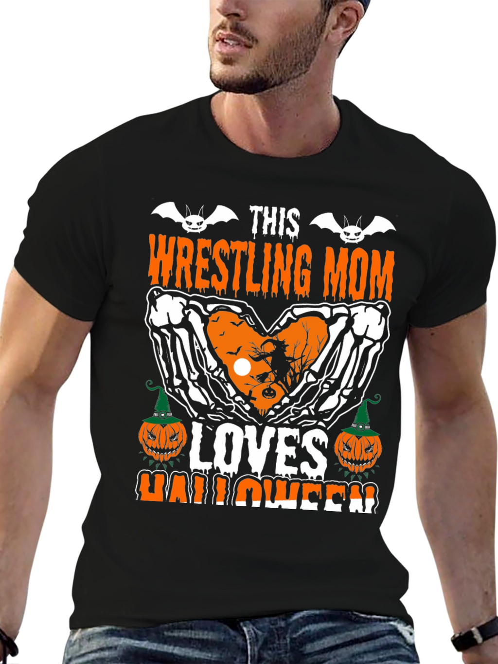 Wrestling Mom Halloween T-Shirt