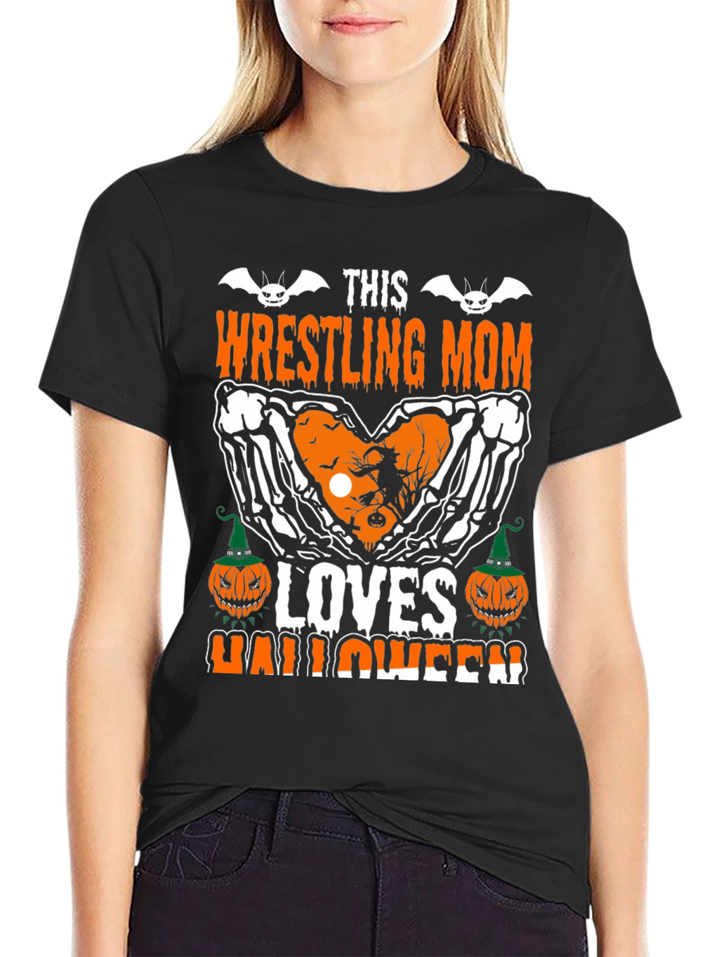 Wrestling Mom Halloween T-Shirt