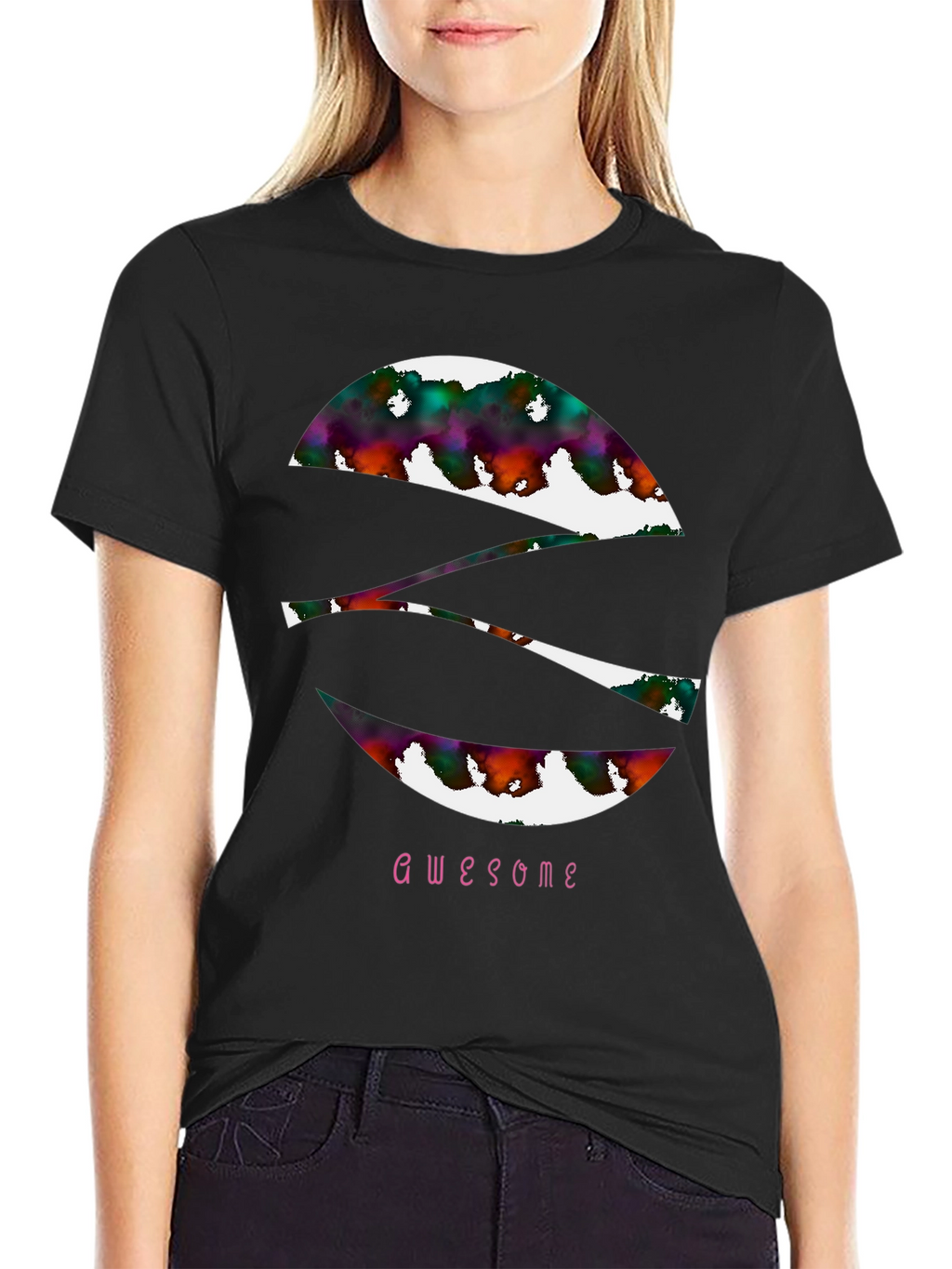 Awesome Graphic Tee - Abstract S Design