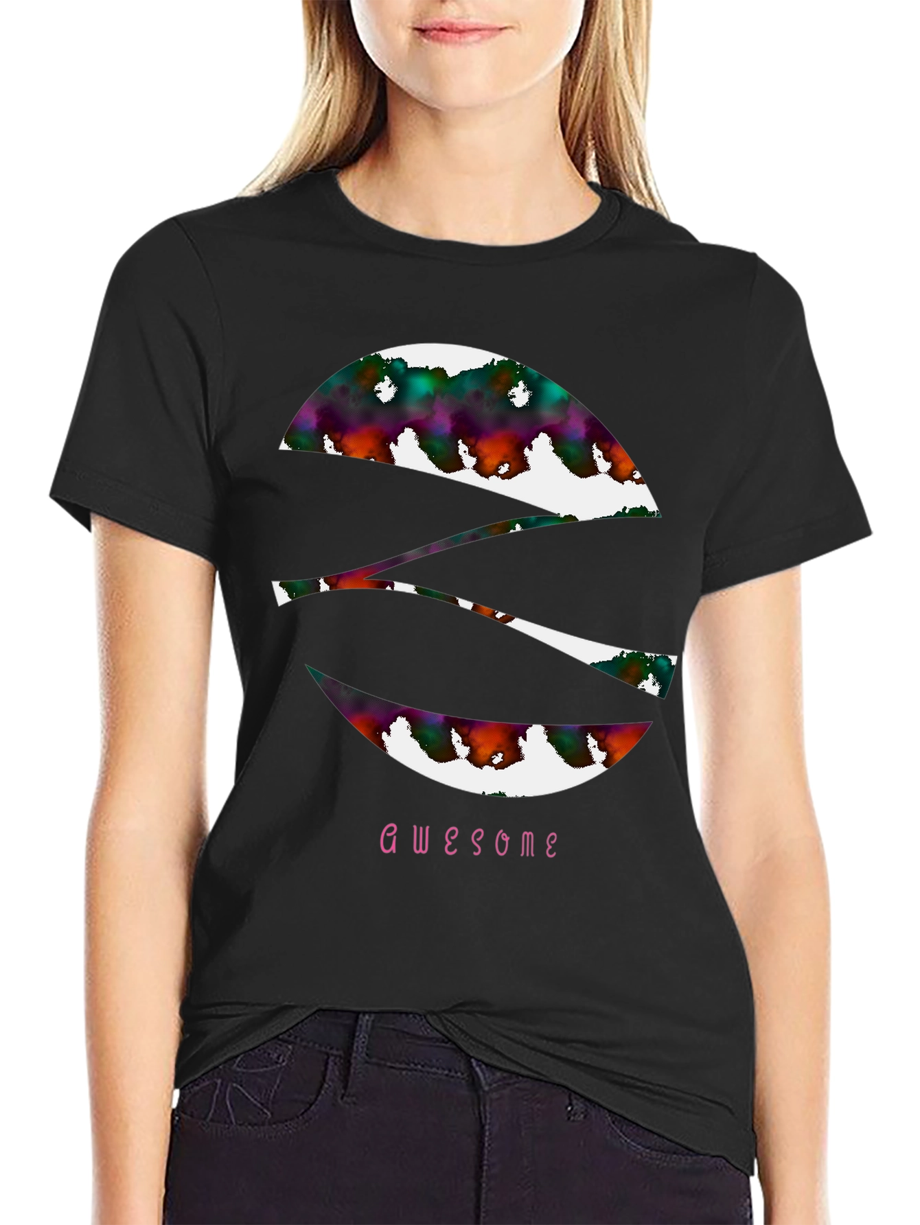 Awesome Graphic Tee - Abstract S Design