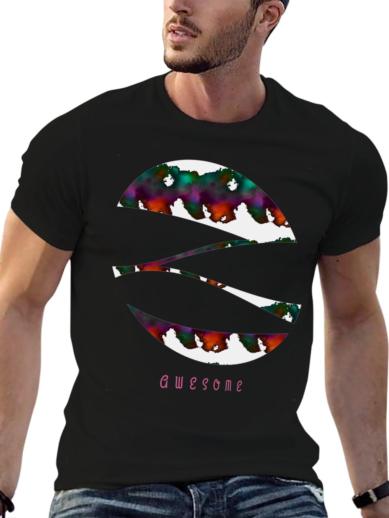 Awesome Graphic Tee - Abstract S Design