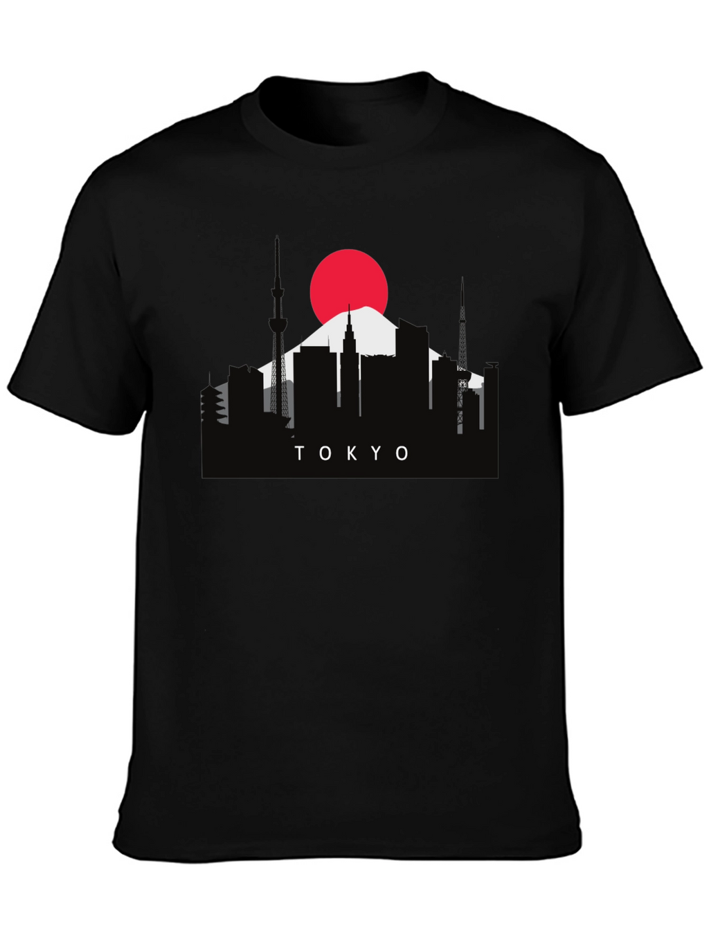 Tokyo Skyline Graphic Tee - Japan Inspired Shirt