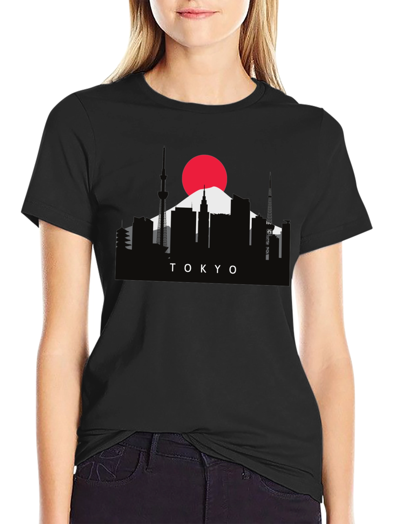 Tokyo Skyline Graphic Tee - Japan Inspired Shirt