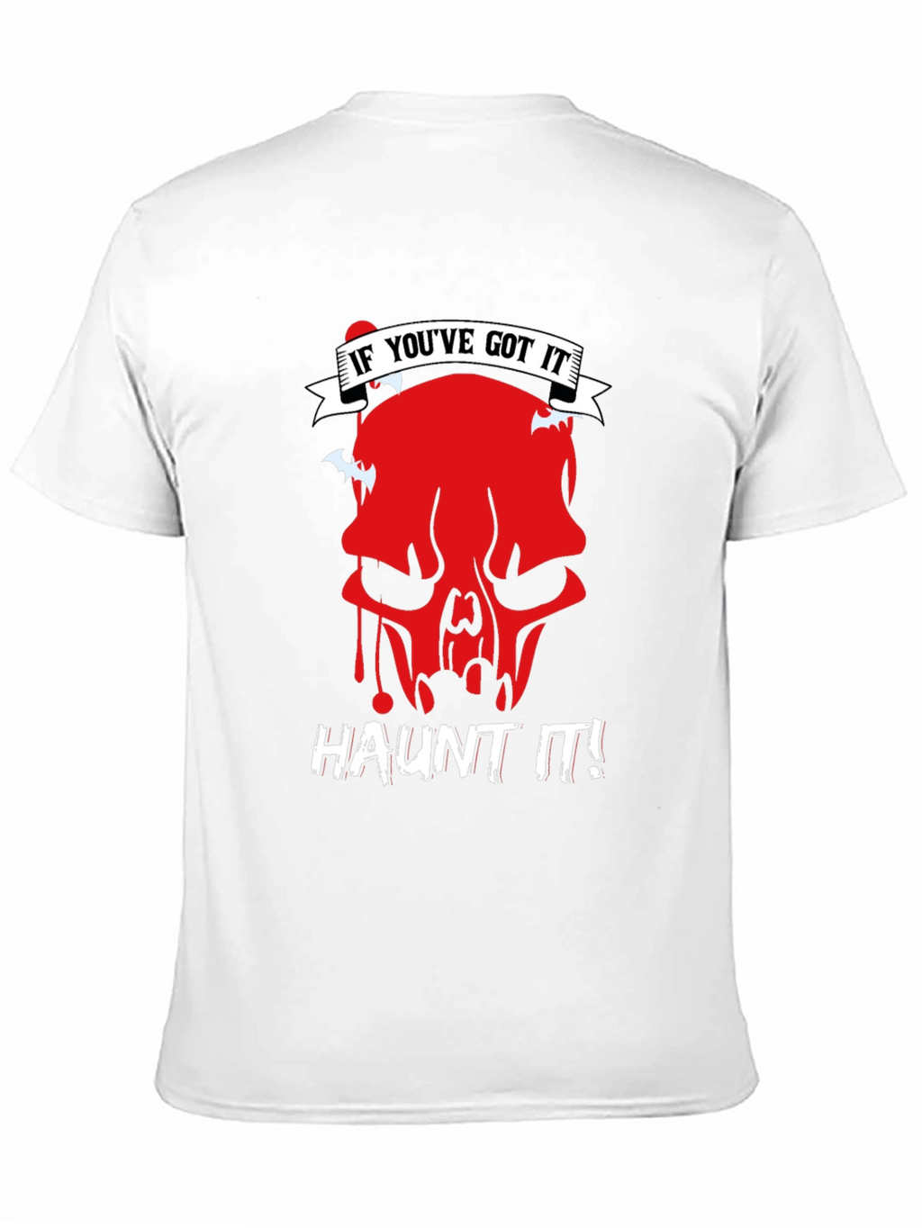 Haunt It Graphic Tee - Skull Halloween Shirt