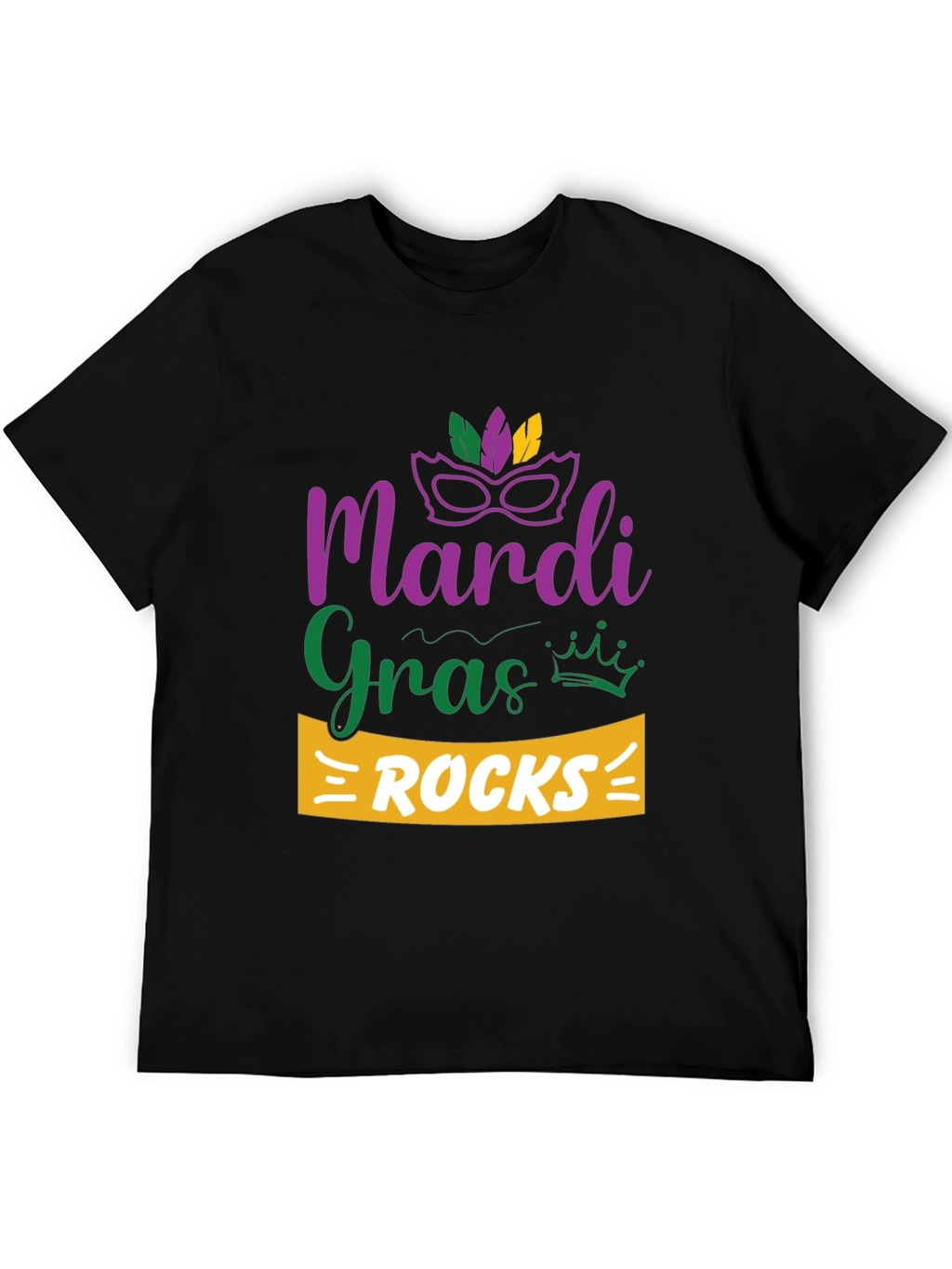 Mardi Gras Rocks T-Shirt - Celebration Tee