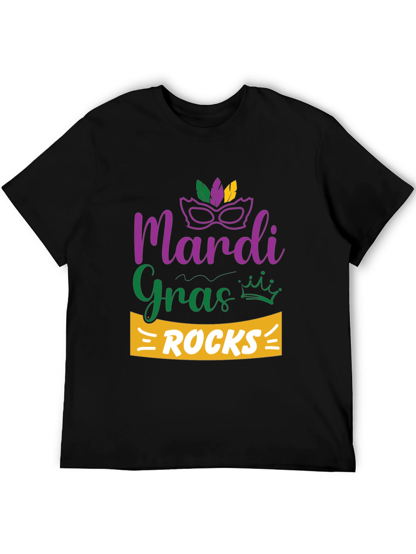 Mardi Gras Rocks T-Shirt - Celebration Tee