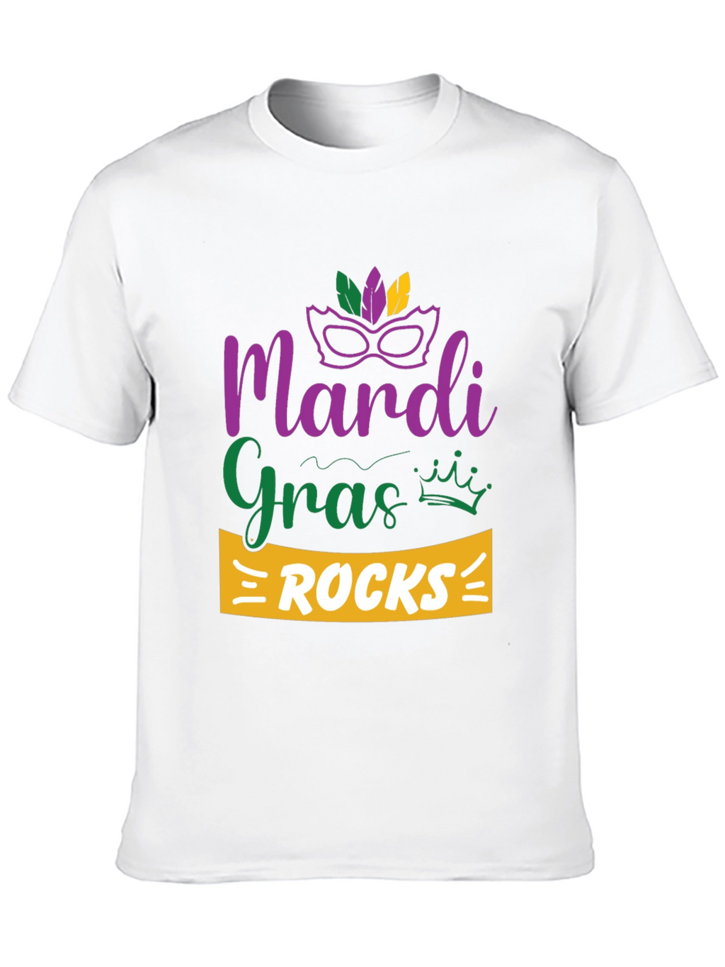 Mardi Gras Rocks T-Shirt - Celebration Tee