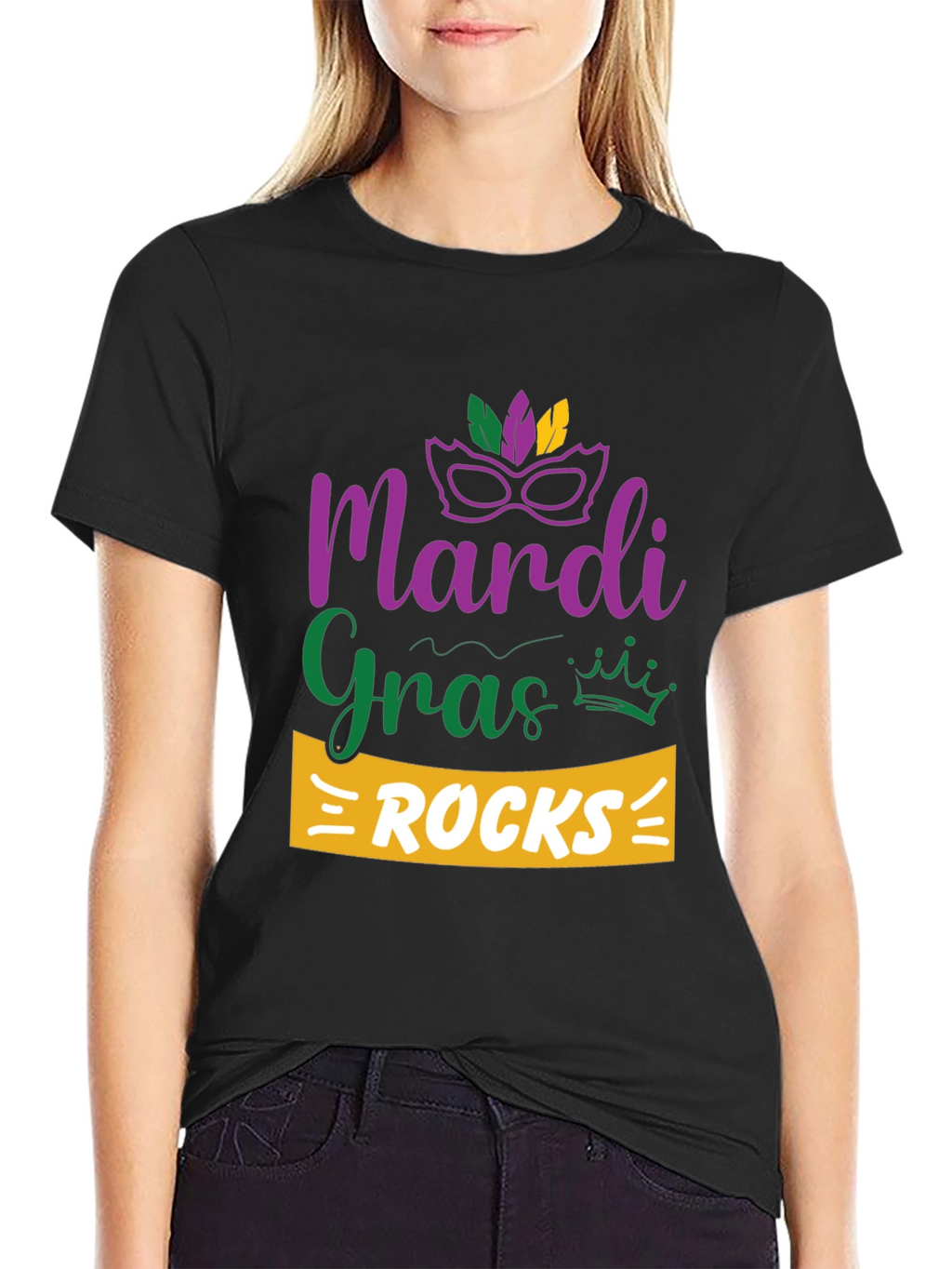 Mardi Gras Rocks T-Shirt - Celebration Tee