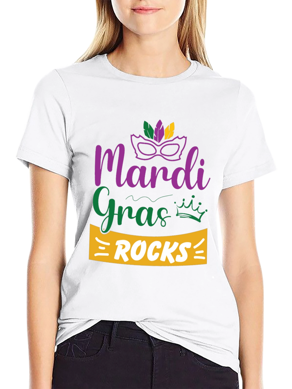 Mardi Gras Rocks T-Shirt - Celebration Tee