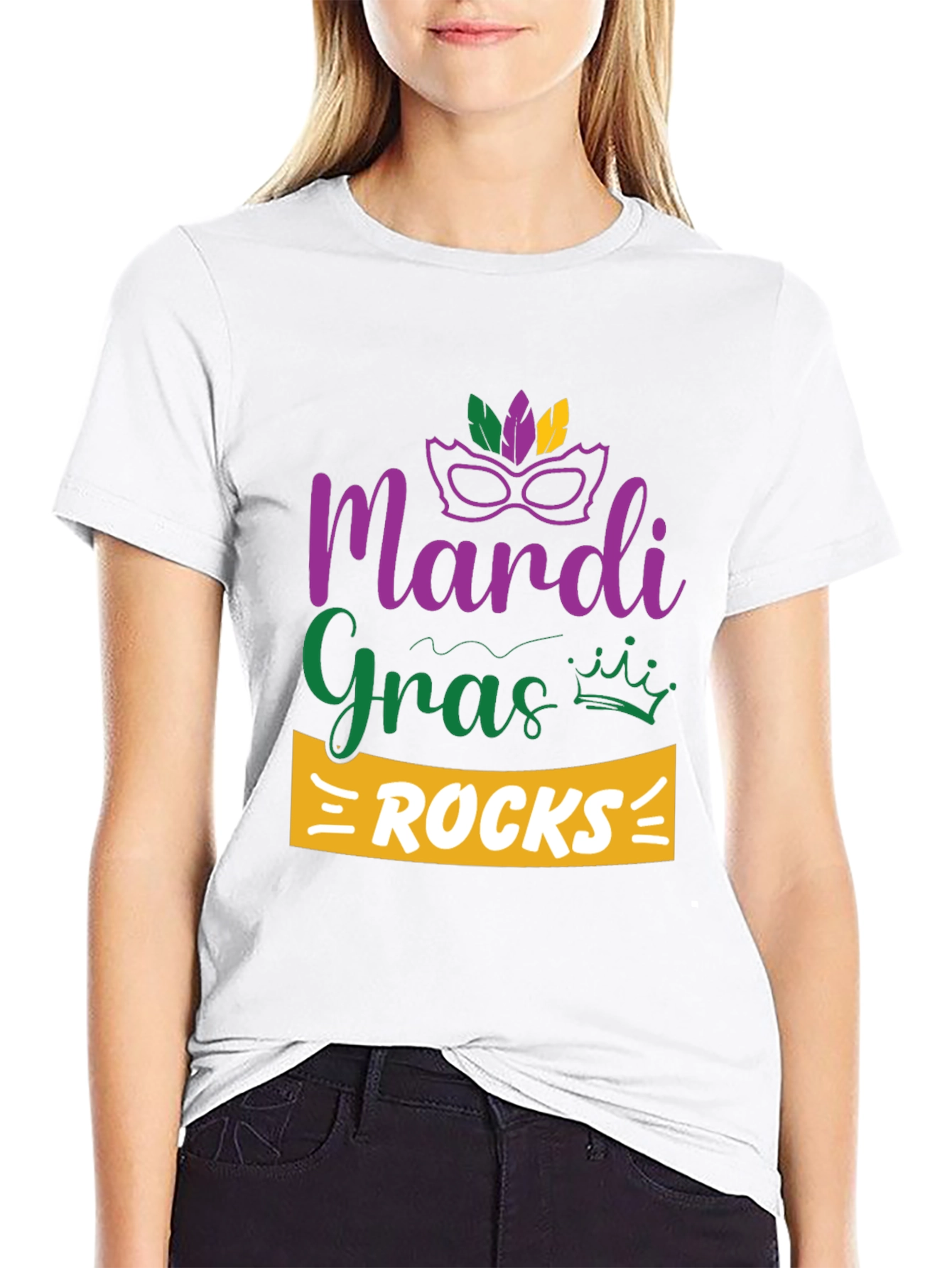 Mardi Gras Rocks T-Shirt - Celebration Tee