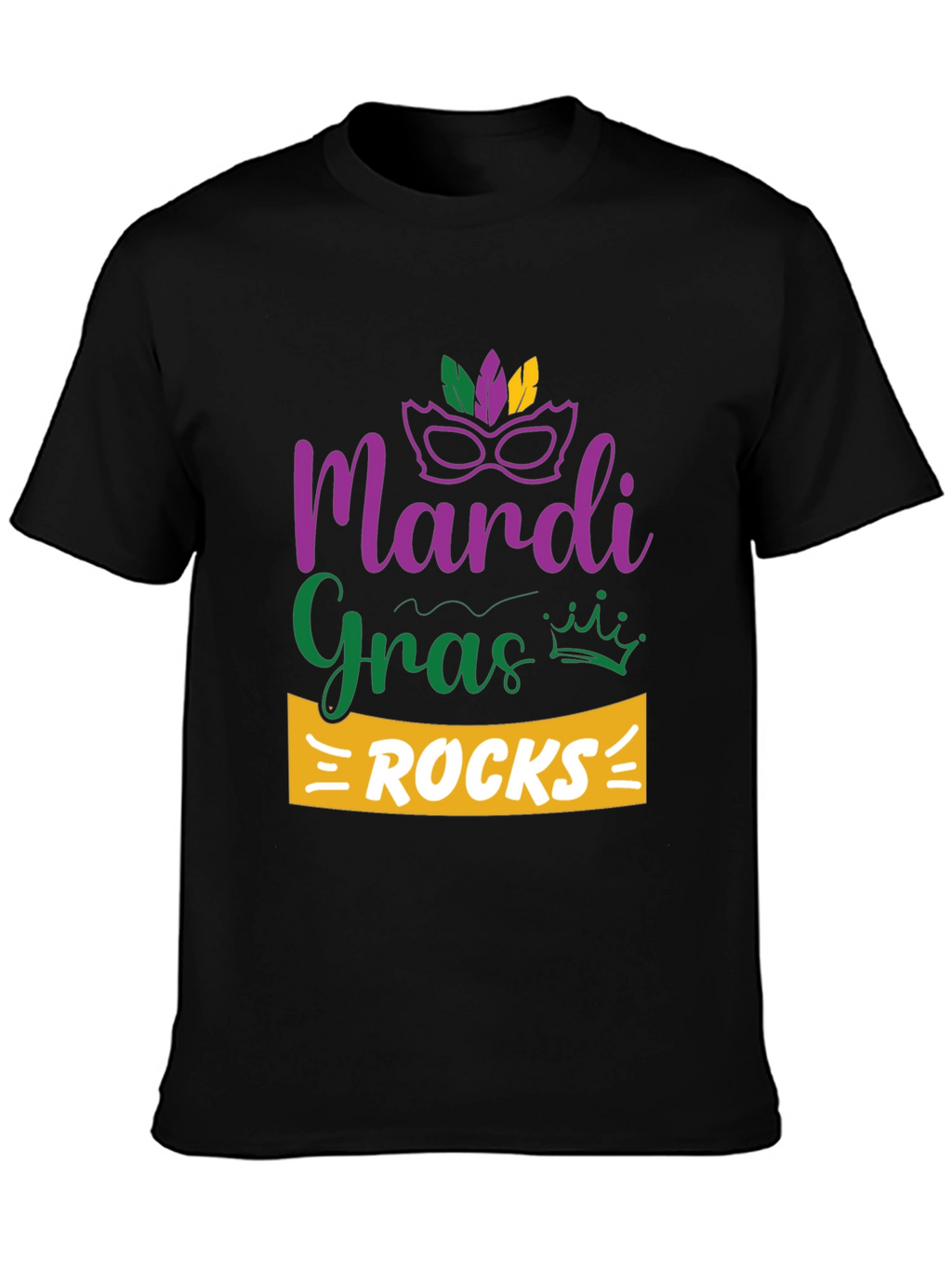 Mardi Gras Rocks T-Shirt - Celebration Tee